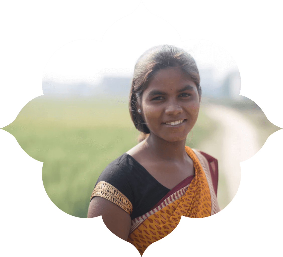 Unsere Kollegin Suman Yadav aus der Gratitude Factory in Varanasi.