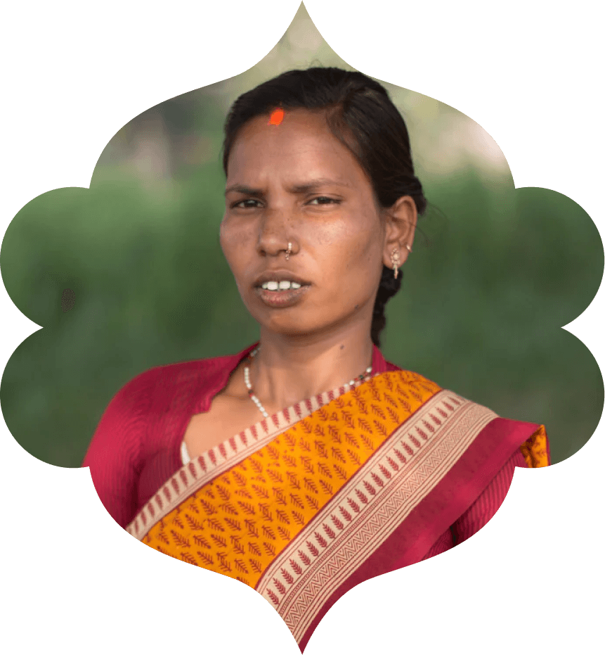 Unsere Kollegin Mala Devi aus der Gratitude Factory in Varanasi.