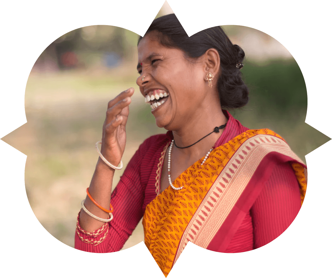 Unsere Kollegin Shakuntala Devi aus der Gratitude Factory in Varanasi.