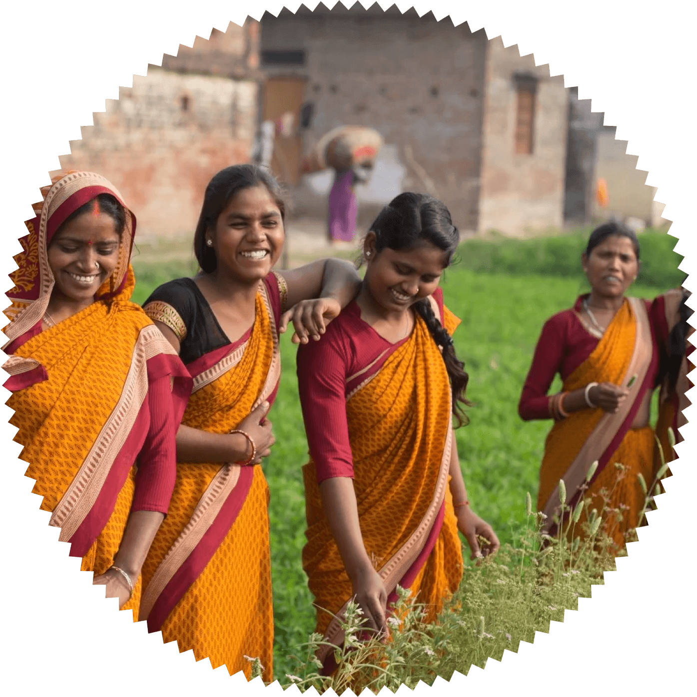 Unser Team in Varanasi fertigt deine Shakti-Produkte zu 100 % in Handarbeit.