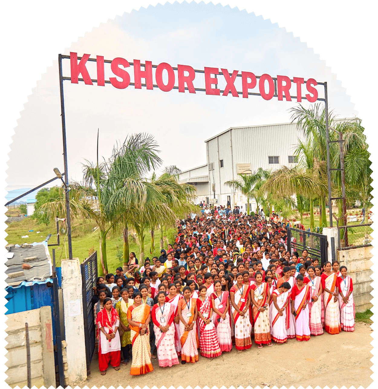Das Team der Kishor Factory in Agra.