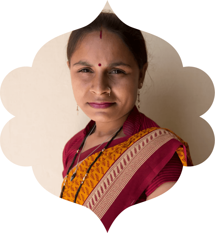 Unsere Kollegin Sira Patel aus der Gratitude Factory in Varanasi.
