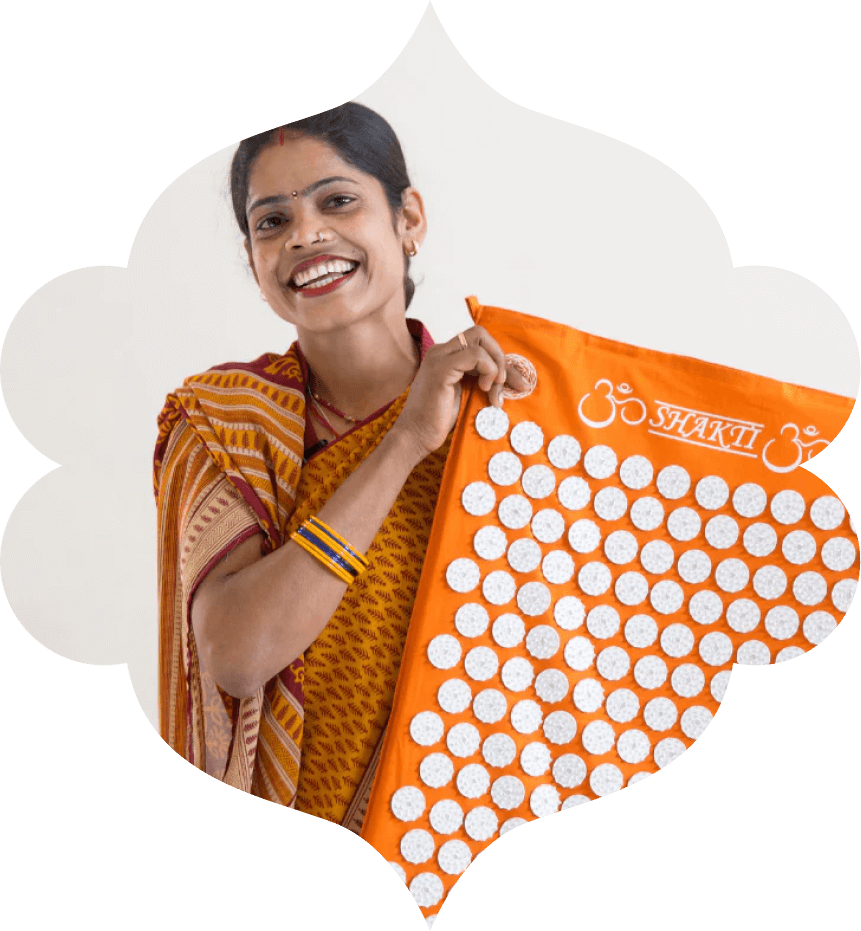 Unsere Kollegin Reeshma Patel aus der Gratitude Factory in Varanasi.